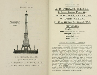 Illustration for article titled 68 Plans For London's Hilariously Misguided Response to the Eiffel Tower